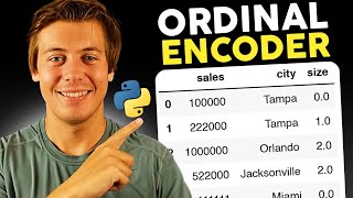 Ordinal Encoder with Python Machine Learning ScikitLearn [upl. by Blinny362]