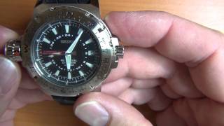 Wrist Watch Review Part 8  Seiko Map Meter Mile Marker Perpetual Calendar 200M  8F56 [upl. by Akahc]