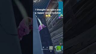 Why is bro head banging 😭😂 fortnite onepumped sniped icespice remix battleroyale [upl. by Scevo671]