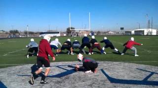 Joshua Appleby hits 57yarder at OD Bowl practice [upl. by Roze]