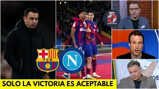 BARCELONA y XAVI se juegan LA TEMPORADA vs NAPOLI en la vuelta de CHAMPIONS LEAGUE  Fuera de Juego [upl. by Aidul330]