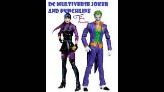 Review and unboxing of DC Multiverse Joker and Punchline [upl. by Adilen946]