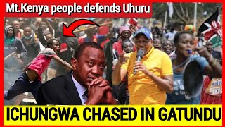 Kimani Ichungwah CHASED amp HECKELD IN Gatundu after saying Uhuru is using Omtatah to Oppose Ruto [upl. by Aonehc]