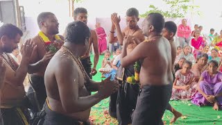 peta tulli dance in ayyappa swamy maha padi pooja at pedda ambarpet 2024  ayyappa peta tulli dance [upl. by Acinomal]