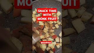 Quick snack with Monk Fruit wwwamazoncomshopmybabysbubblegum snack foodie monkfruit apple [upl. by Ahsirahc]