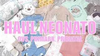 HAUL NEONATO 👶🏻 OVS PRIMARK PRENATAL 💗 vestitini e tutine per la bambina  Marta Assi [upl. by Jaddo]