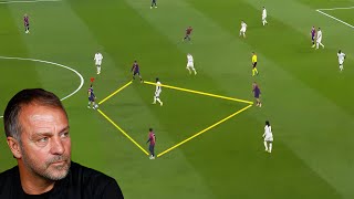 Barcelona Tiki Taka amp CounterAttack Football Under Hansi Flick [upl. by Laws155]