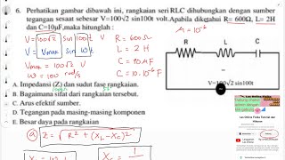 menghitung impedansi sudut fase dan sifat rangkaian RLC  PART 1 PART 2 DI DESKRIPSI [upl. by Chamberlain556]