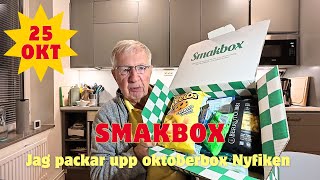 20241025 SMAKBOX  Packar upp oktoberbox NYFIKEN [upl. by Kcirevam]