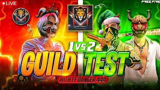 DANGER GAMING LIVE GUILD TEST 1VS2 GARENA FREE FIRE 🔥ffdangergaming444 [upl. by Curren]