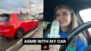 ASMR WITH MY CAR 🚗 MK7 GTI [upl. by Sumedocin]