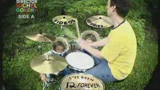 Michael Gondry drumming at home [upl. by Ahseya854]