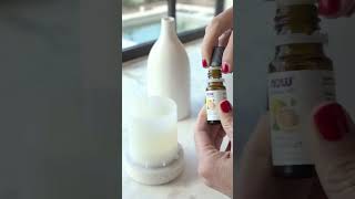 NOW Essential Oils Ultrasonic Ceramic Stone Diffuser [upl. by Akemihs]