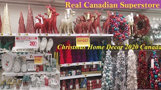 Real Canadian Superstore Christmas Home Decor 2020 Christmas Decorations Shopping Virtual Shopping [upl. by Francene]