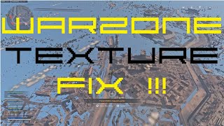 COD WARZONE  Texture Not Loading Complete Fix [upl. by Krasnoff]