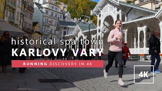 KARLOVY VARY 4K  Historical spa town [upl. by Enilekaj851]