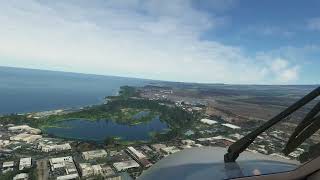 Landing in Kahului Maui Hawaii  PHOG HOG  Kahului Airport maui mauihawaii landing [upl. by Eppie]