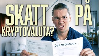 Hur fungerar SKATT på KRYPTOVALUTA Stegförsteg hur deklarerar dina kryptoinvesteringar [upl. by Gerladina]