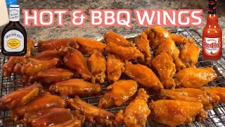 How to make hot wings amp bbq wings quick n simple [upl. by Lian431]