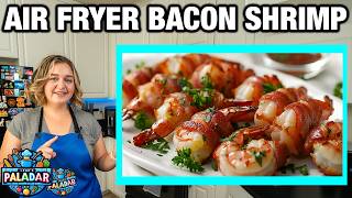 Air Fried Cheese Stuffed Bacon Wrapped Shrimp [upl. by Giulio]