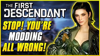 BEST WAYS TO MOD ANY DESCENDANT OR WEAPON  The First Descendant Beginner Tips amp Tricks  How To [upl. by Elconin132]