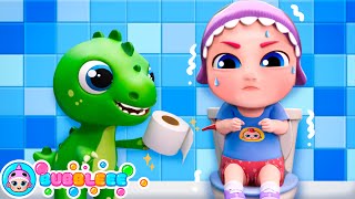 The Potty Song  More  🦖 Dino and Baby Potty Training  🎶 Bubbleee Nursery Rhymes amp Kids Songs 🌟 [upl. by Pelletier309]