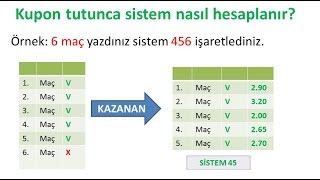 İDDAA  SİSTEM NEDİR NASIL HESAPLANIR [upl. by Nylemaj]