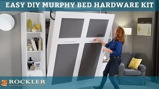 How to Build a DIY Murphy Bed  DIY Hardware Kit [upl. by Barris]