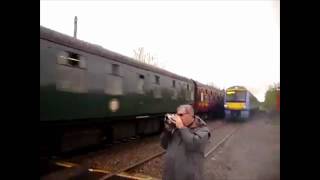 Train Spotter Almost Killed by High Speed Train [upl. by Ainsworth]