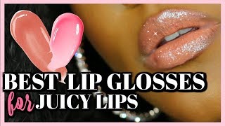 BEST Lip Gloss for Juicy Shiny Plump Lips  Dark Skin [upl. by Bathsheb76]