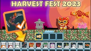 Harvest Festival 2023  EPIC Soul Harvesters Scythe ALL NEW ITEMS OMG  Growtopia [upl. by Ycul]