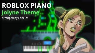 Jolyne Theme  JoJos Bizarre Adventure Stone Ocean OST ROBLOX Piano [upl. by Adama]