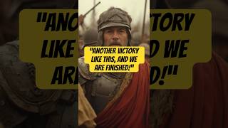 Pyrrhus and the Costly Victory A lesson from History shorts youtubeshorts history [upl. by Meridith]