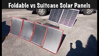 220 Watt Foldable vs 200 Watt Suitcase Dokio Solar Panel  Off Grid Boondocking RV Vanlife [upl. by Eem]