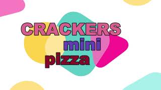 Crackers mini pizza [upl. by Ridglee]