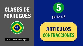 Clases de Portugués  Clase 51  Artículos y contracciones con EM y DE [upl. by Haletky]