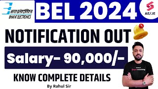 BEL Recruitment 2024  Salary 90000 🔥🥳 BEL EAT Recruitment 2024 [upl. by Fairfax]