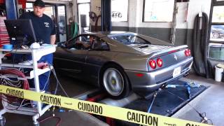 Ferrari F355 F1 Dyno [upl. by Hertberg]