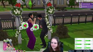 Sims 4 Pleasantview Save File Part 2  Don amp Cassandras Wedding  Caliente amp Broke Families [upl. by Nerok115]