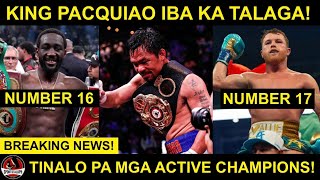 BREAKING LATEST Update sa Rankings ng BEST Boxers NILABAS na Pacquiao NUMBER 1 ulit [upl. by Lillywhite]