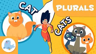 PLURAL NOUNS 🦸‍♀️ Grammar and Spelling for Kids 📝 Superlexia ⭐ Episode 4 [upl. by Enetsirhc]