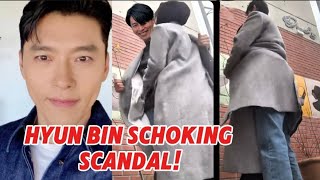 HYUN BIN SHOCKING SCANDAL WENT VIRAL  HIS AGENCY RESPONDED [upl. by Anerroc]