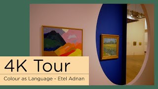 Van Gogh Museum 4K Virtual Tour  Exhibition ‘Etel Adnan  Colour as Language [upl. by Tsuda]