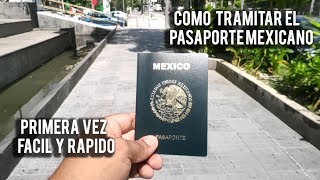 CÓMO TRAMITAR EL PASAPORTE MEXICANO 2021  FÁCIL Y RÁPIDO [upl. by Mauricio]