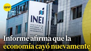 La economía peruana volvió a caer en septiembre de acuerdo a informe del INEI [upl. by Grimbly]