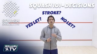 Squash 101  What is a Stroke  Yes Let  No Let [upl. by Jimmie]