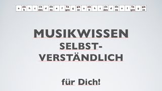 Tonvorrat Stammtöne und deren Namen an Gitarre Klavier und Glockenspiel [upl. by Arukas]