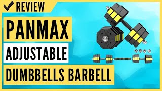 PANMAX Adjustable Dumbbells Barbell Set of 2 UP to 4466 lbs Free Weight Set Review [upl. by Sommer17]