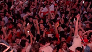 CRAZY SCENES 🙌 England fans GO WILD as England beat Netherlands to reach Euro 2024 final 🏆 [upl. by Fineman]