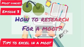 HOW TO RESEARCH IN A MOOT COURT COMPETITION I MOOT MASTERCLASSS E3 [upl. by Anertak538]